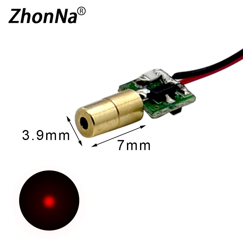 Industrial Laser Head - 650nm 5mW kırmızı lazer modülü tek