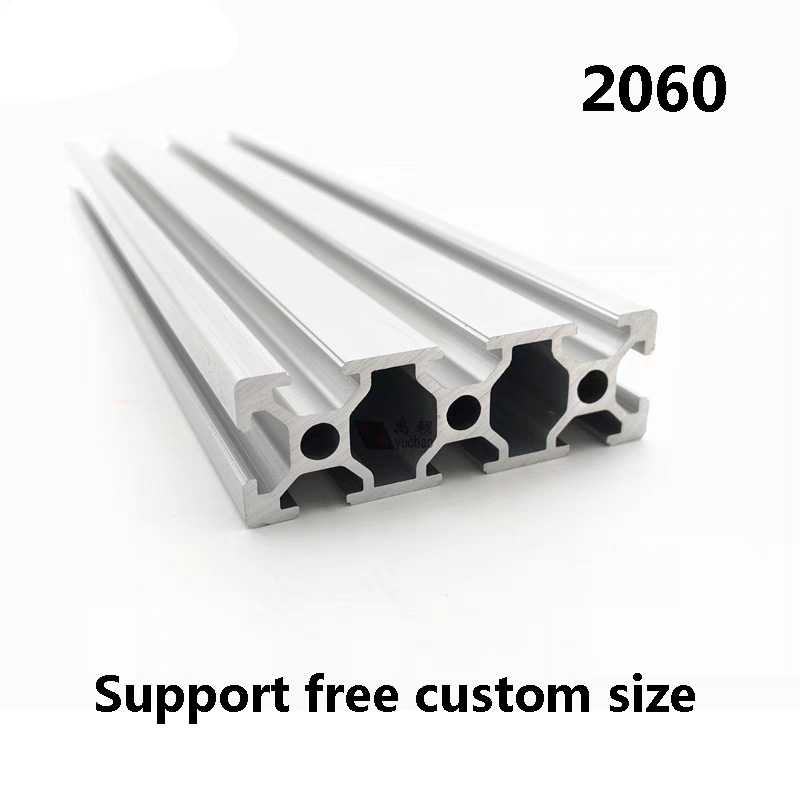 Aluminum T-Slot Profile - 1 adet 2060 T yuvası alüminyum