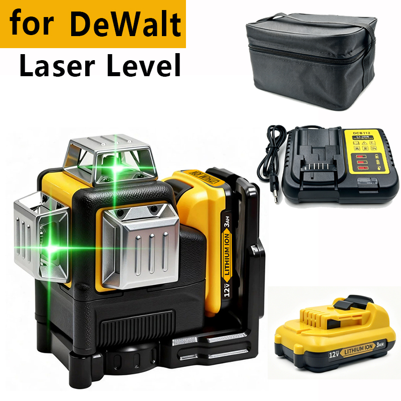 Industrial Laser Alignment Tool - DEWALT DW089LG 12V Lityum Pil Yeşil