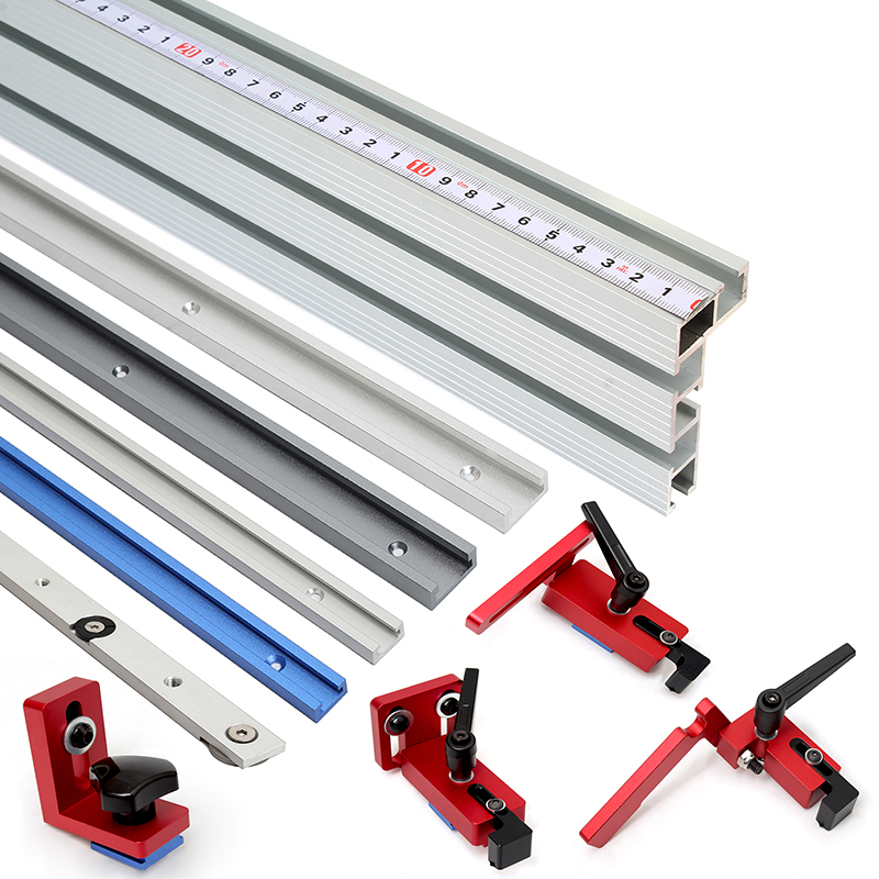 Aluminum T-Slot Profile - 1 adet 19/30/45/75Tipi T-tracks T-yuvası alüminyum