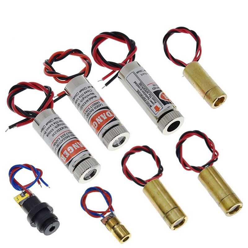 Industrial Laser Head - 650nm 5mW kırmızı nokta/çizgi/çapraz lazer modülü