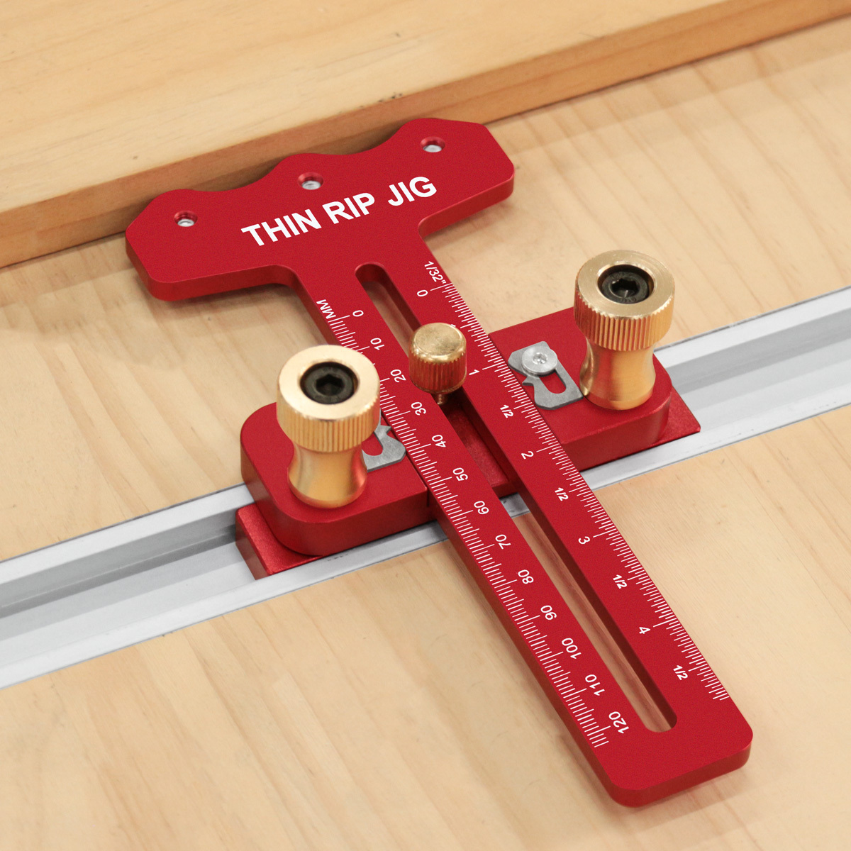 Aluminum T-Slot Profile - İnce Rip Masa Testere Jig'i, Tekrarlayan