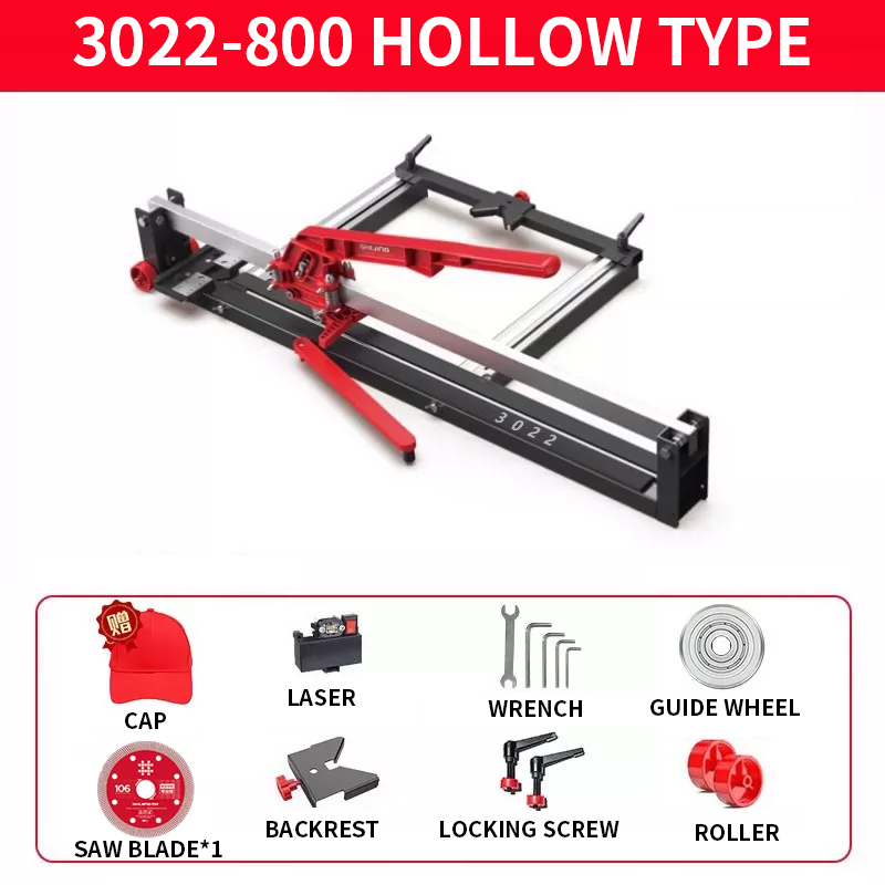 Industrial Grade Laser Cutter - 1.8M Fayans Kaydırma Kesici, 800MM Tezgah