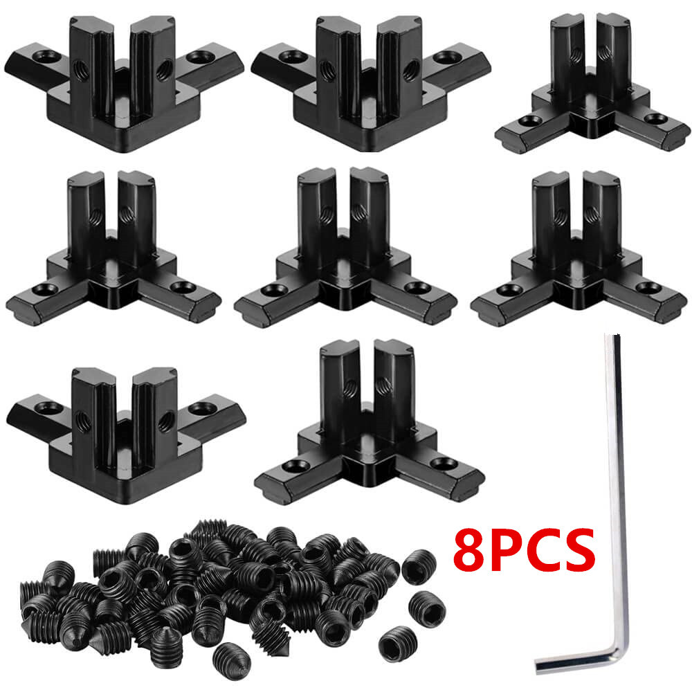 Aluminum T-Slot Profile - 8 adet alüminyum profil 90 derece