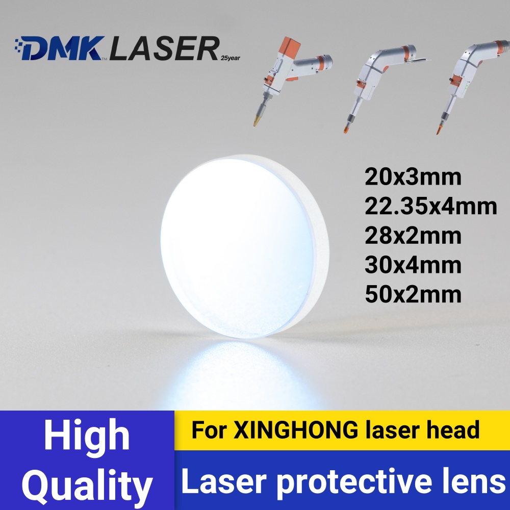 Industrial Laser Head - DMK XINGHONG Lazer Koruyucu Lens 20*3