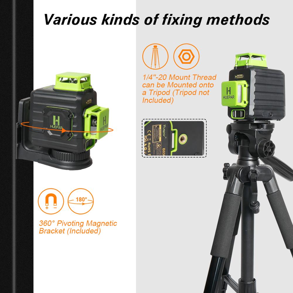 Huepar B02CG Çapraz Çizgi Kend - Industrial Laser Alignment Tool incelemesi ve fiyatı