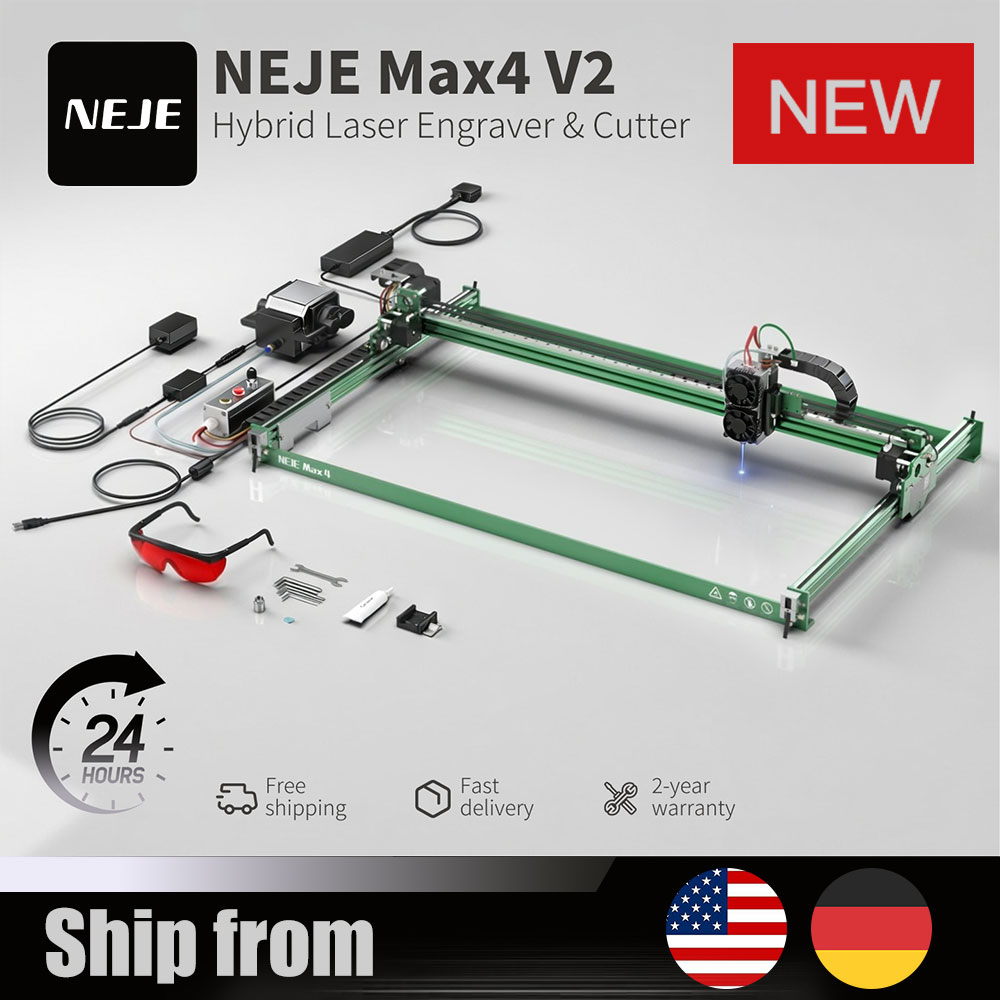 NEJE Max4 V2 E80 80W Lazer Gra - Industrial Grade Laser Cutter incelemesi ve fiyatı