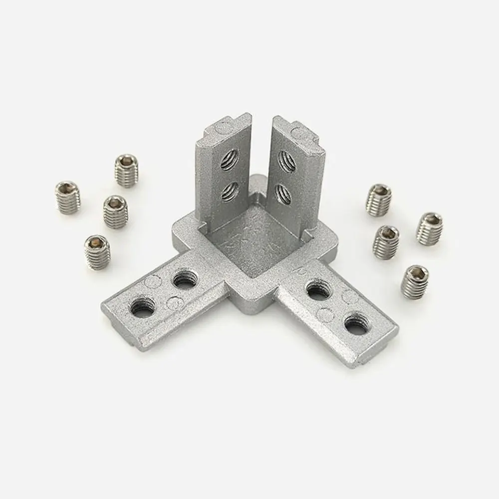 10 adet 3 yollu köşe braketi k - Aluminum T-Slot Profile incelemesi ve fiyatı