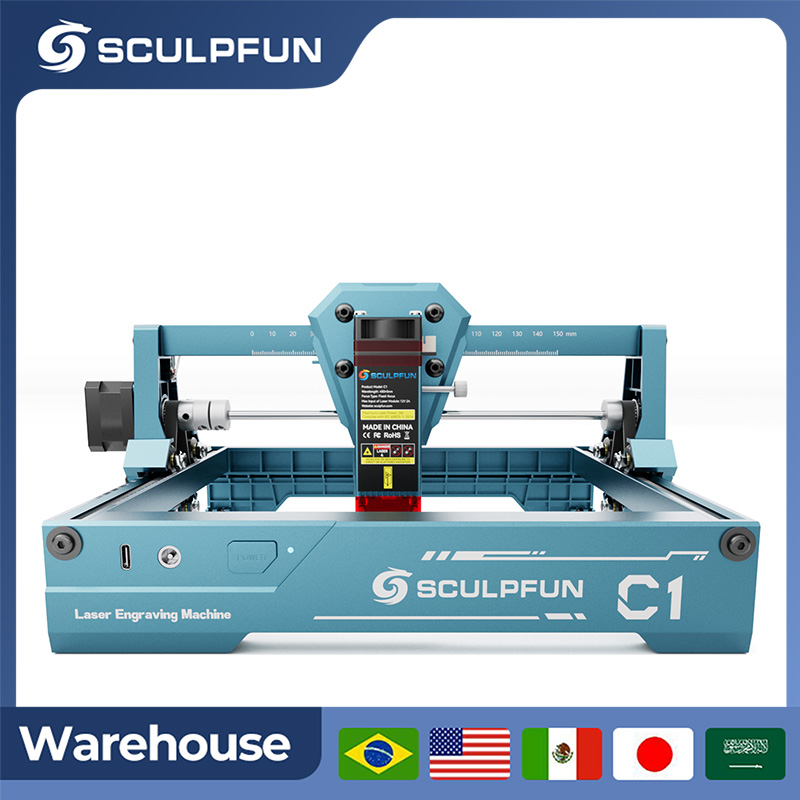 Sculpfun 3W C1 Mini Lazer Grav - Industrial Laser Technology incelemesi ve fiyatı