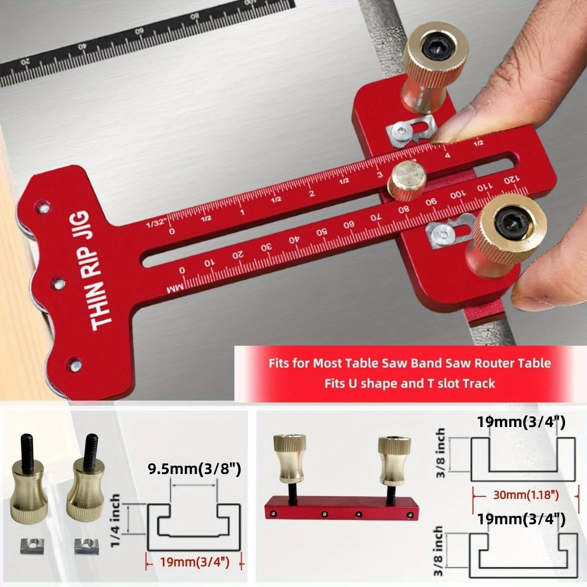 İnce Rip Masa Testere Jig'i, T - Aluminum T-Slot Profile incelemesi ve fiyatı