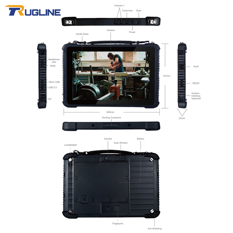 RUGLINE Windows 11 8G + 128G 2 - Industrial Laser Scanner incelemesi ve fiyatı