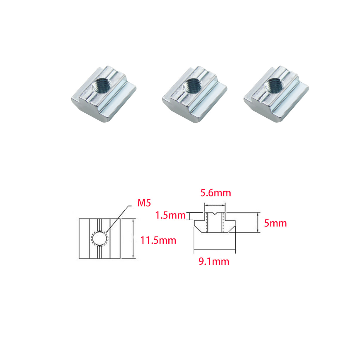 100 adet 2020 Alüminyum Profil - Aluminum T-Slot Profile incelemesi ve fiyatı