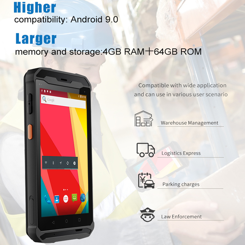 RUGLINE 5.5 inç Android PDA 4G - Industrial Laser Scanner incelemesi ve fiyatı